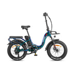 FAFREES F20 Max 22.5AH Vélos Électriques - Moteur 500W Batterie 48V22.5AH Autonomie 110KM - Vert Violet