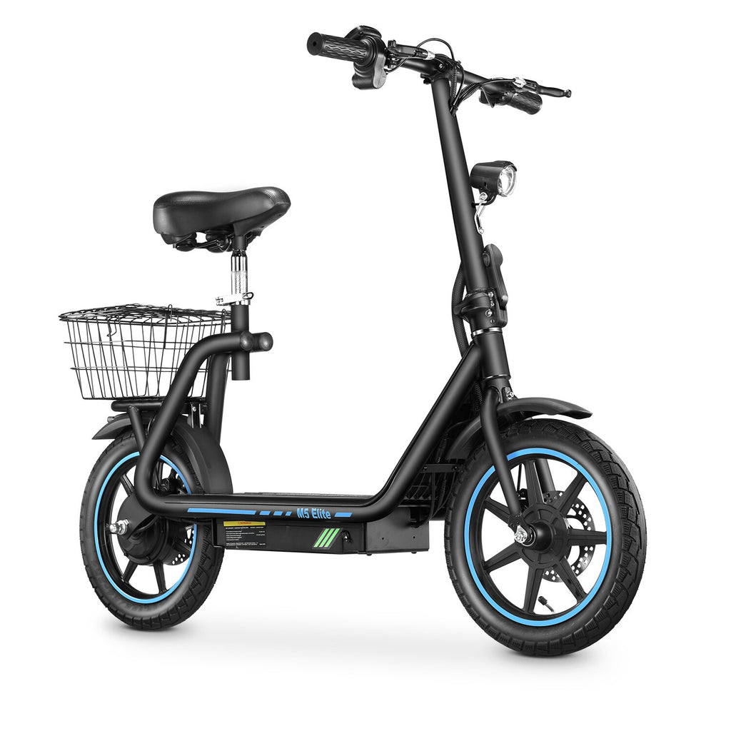 Trottinette électrique Honey Whale M5Elite - Moteur 500W Batterie 48V13AH Autonomie 45KM Frein à disque - Noir