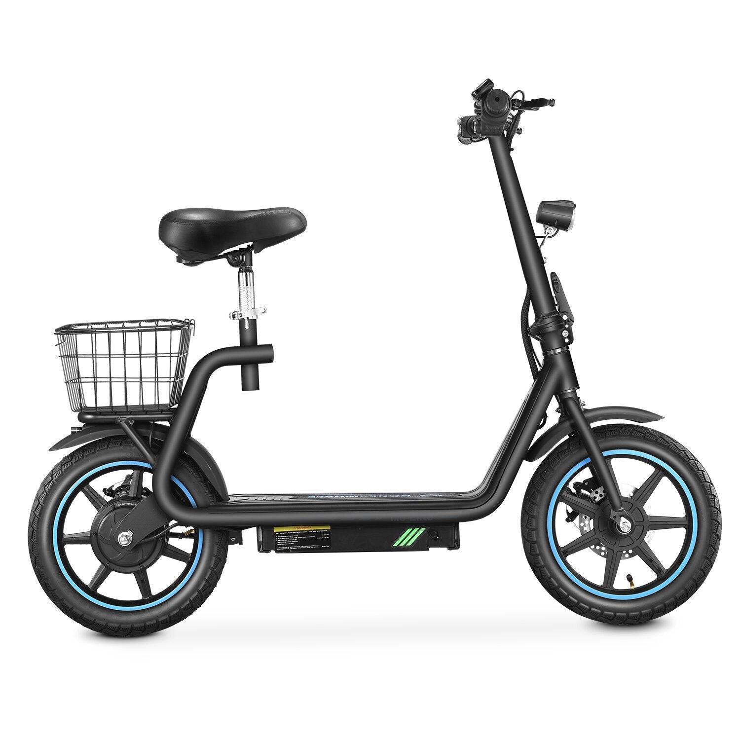 Trottinette électrique Honey Whale M5Elite - Moteur 500W Batterie 48V13AH Autonomie 45KM Frein à disque - Noir