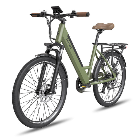 FAFREES F26 Pro 14.5AH Elektrisches Fahrrad - 250W Motor 36V14.5AH Batterie110KM Reichweit - Grün