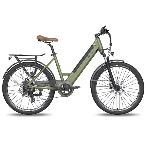 FAFREES F26 Pro 14.5AH Elektrisches Fahrrad - 250W Motor 36V14.5AH Batterie110KM Reichweit - Grün