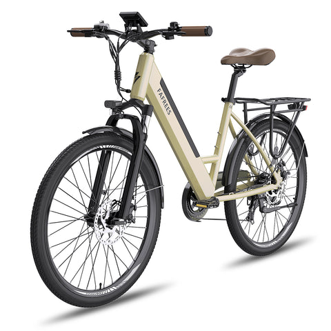 FAFREES F26 Pro 14.5AH Elektrisches Fahrrad - 250W Motor 36V14.5AH Batterie110KM Reichweit - Gold