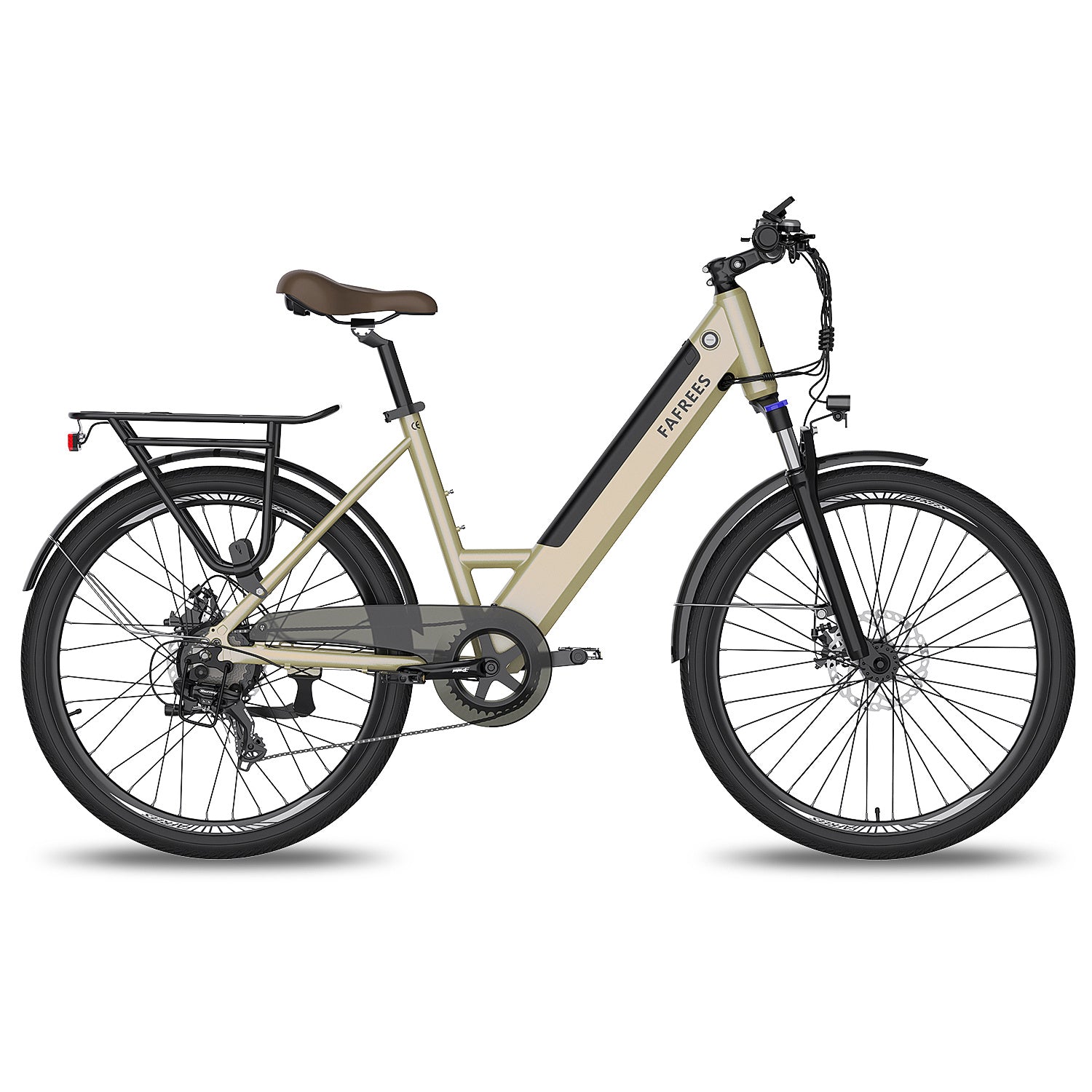 FAFREES F26 Pro Vélo Électrique 14.5Ah - Moteur 250W Batterie 36V14.5Ah Autonomie 110KM - Or