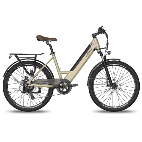 FAFREES F26 Pro 14.5AH Elektrisches Fahrrad - 250W Motor 36V14.5AH Batterie110KM Reichweit - Gold
