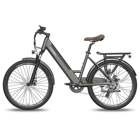 FAFREES F26 Pro 14.5AH Elektrisches Fahrrad - 250W Motor 36V14.5AH Batterie110KM Reichweit - Grau