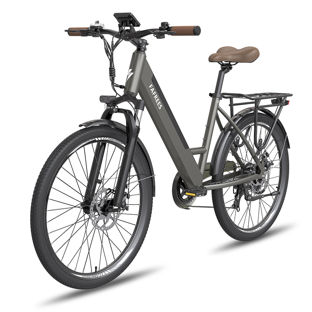 FAFREES F26 Pro Vélo Électrique 14.5AH - Moteur 250W Batterie 36V14.5AH Autonomie 110KM - Gris