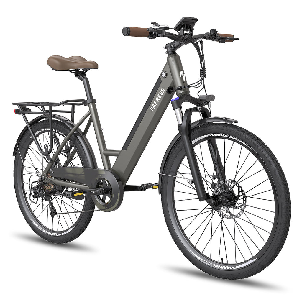 FAFREES F26 Pro Vélo Électrique 14.5AH - Moteur 250W Batterie 36V14.5AH Autonomie 110KM - Gris