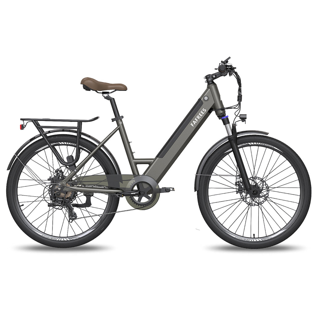 FAFREES F26 Pro Vélo Électrique 14.5AH - Moteur 250W Batterie 36V14.5AH Autonomie 110KM - Gris