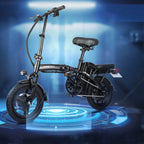 Vélo électrique Honey Whale S6-S - Moteur 350W Batterie 48V10.4AH Autonomie 40KM Frein à disque - Noir