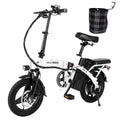 Vélo électrique Honey Whale S6-S - Moteur 350W Batterie 48V10.4AH Autonomie 40KM Frein à disque - Blanc