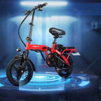 Vélo électrique Honey Whale S6-S - Moteur 350W Batterie 48V10.4AH Autonomie 40KM Frein à disque - Rouge