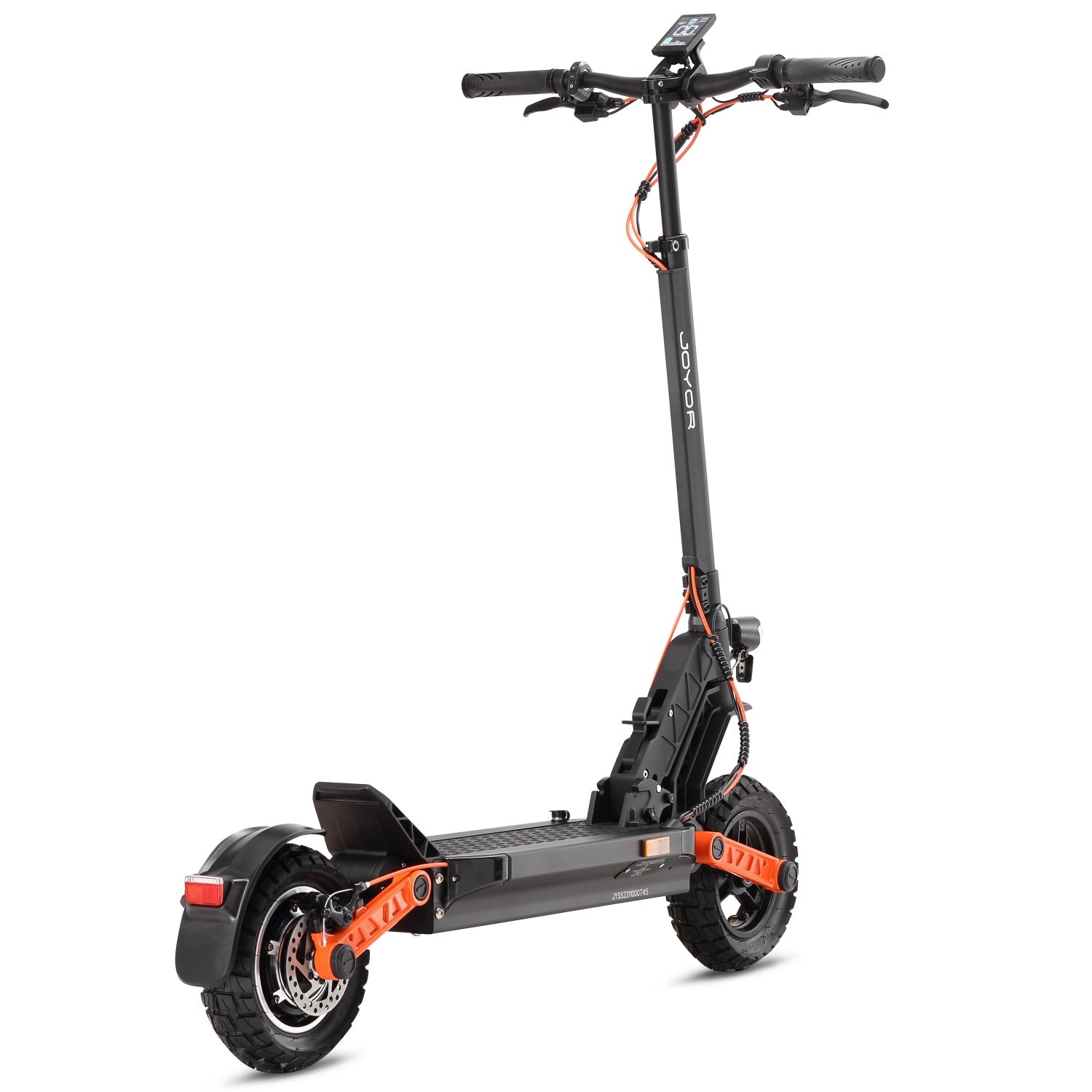 JOYOR S5 PRO Electric Scooter with ABE Certification - 500W Motor 48V26AH Battery 55KM Range Disc Brakes - Black