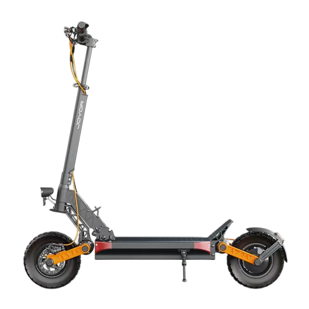 JOYOR S5-Z Foldable Electric Scooter - 600W Motor 48V13AH Battery 10 Inch Tires Disc Brakes Cornering Light - Black