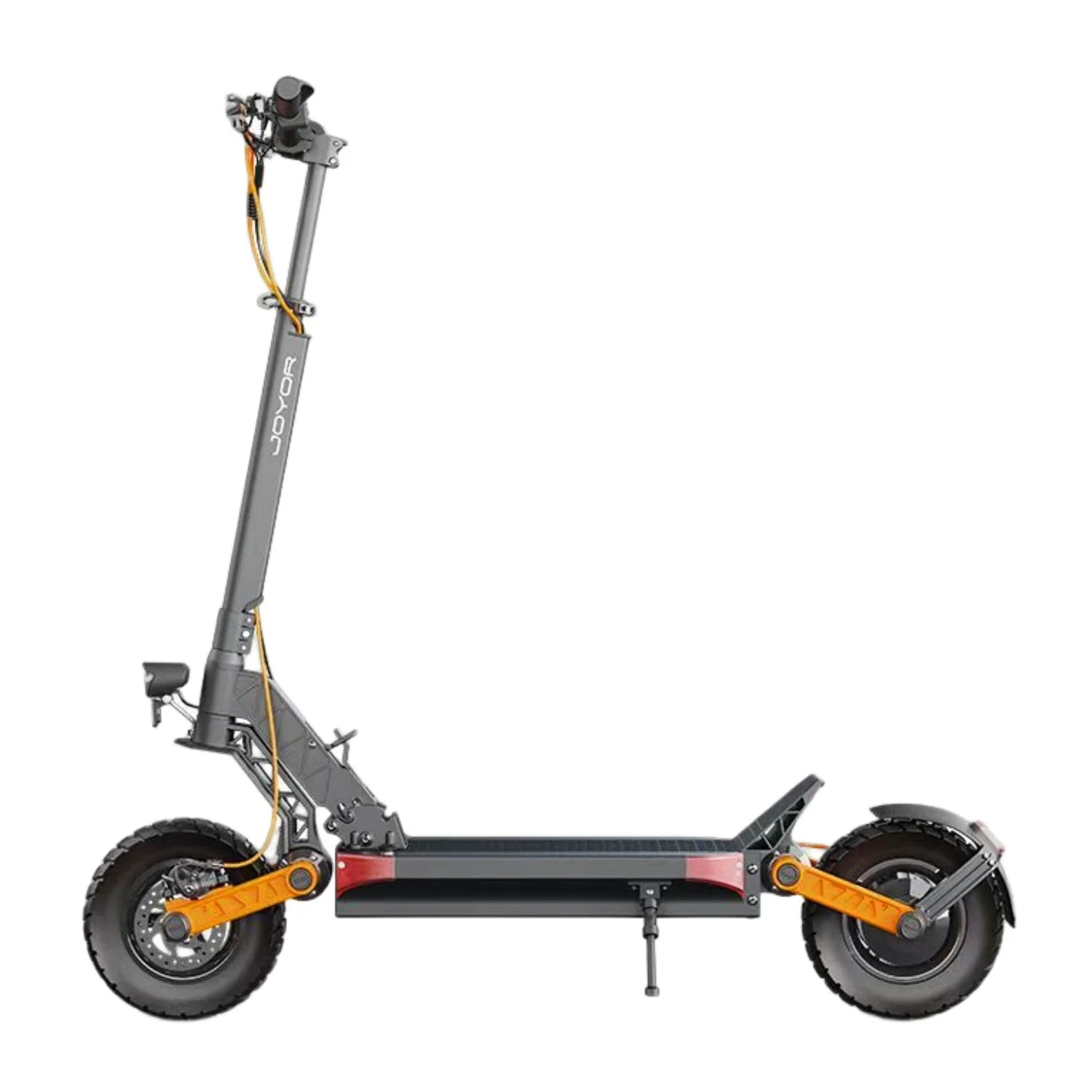 JOYOR S5-Z Foldable Electric Scooter - 600W Motor 48V13AH Battery 10 Inch Tires Disc Brakes Cornering Light - Black
