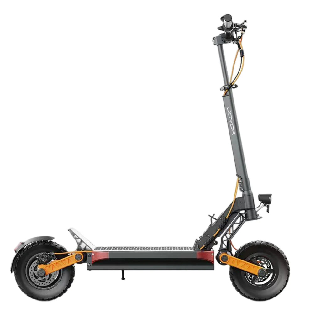 JOYOR S5-Z Foldable Electric Scooter - 600W Motor 48V13AH Battery 10 Inch Tires Disc Brakes Cornering Light - Black