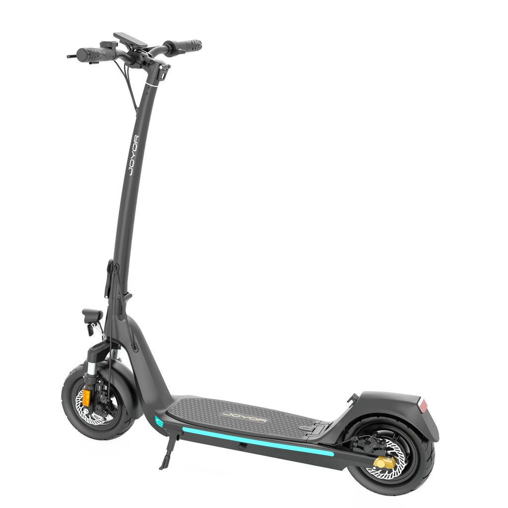 Trottinette électrique pliable JOYOR C10 - Moteur 500W Batterie 48V10.4AH Pneus 10 pouces Freins à disque et éclairage - Noir