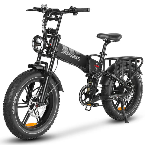 SAMEBIKE RS-A02 Elektrofahrrad – Leistung 750 W, Akku 48 V, 17 Ah, Reichweite 55 km, hydraulische Scheibenbremse – Schwarz