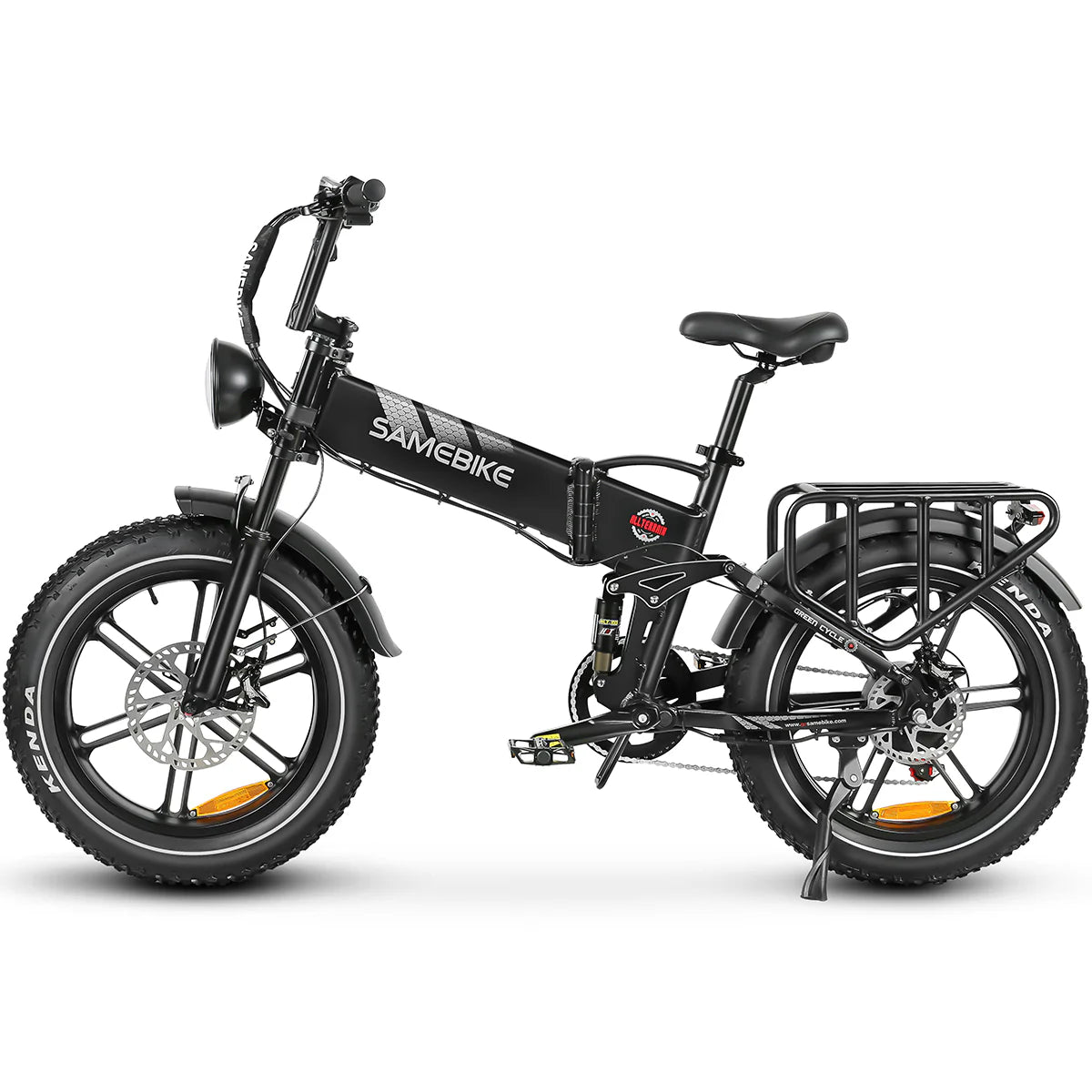 Vélo électrique SAMEBIKE RS-A02 – Puissance 750 W, batterie 48 V, 17 Ah, autonomie 55 km, freins à disque hydrauliques – Noir