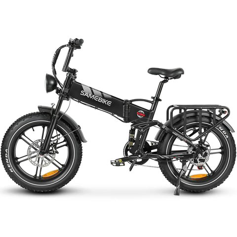 SAMEBIKE RS-A02 Elektrofahrrad – Leistung 750 W, Akku 48 V, 17 Ah, Reichweite 55 km, hydraulische Scheibenbremse – Schwarz