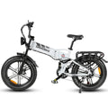 SAMEBIKE RS-A02 Vélo électrique – Puissance 750 W, Batterie 48 V, 17 Ah, Autonomie 55 km, Frein à disque hydraulique – Blanc