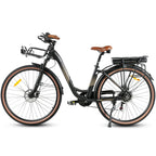 SAMEBIKE RS-A07 Vélo électrique – Puissance 500 W, Batterie 36 V/13 Ah, Autonomie 40 km, Frein à disque mécanique – Noir