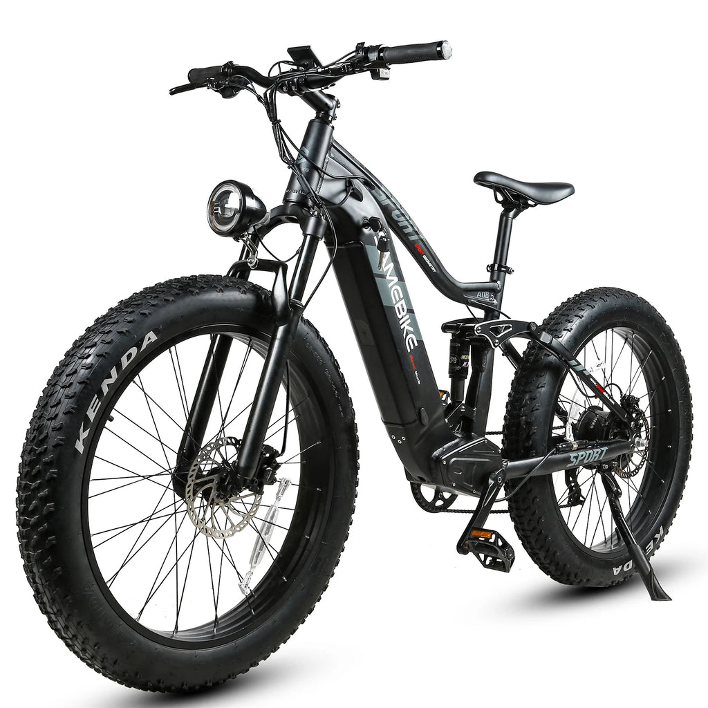 SAMEBIKE RS-A08 Vélo électrique – Puissance 750W, Batterie 48V 17Ah, Autonomie 65km, Frein à disque hydraulique – Noir