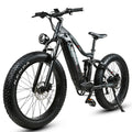 SAMEBIKE RS-A08 Vélo électrique – Puissance 750W, Batterie 48V 17Ah, Autonomie 65km, Frein à disque hydraulique – Noir