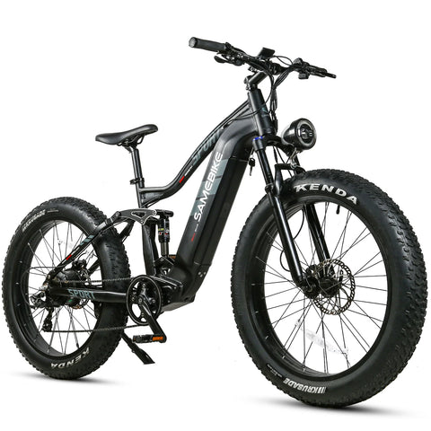 SAMEBIKE RS-A08 Elektrofahrrad – Leistung 750 W, Akku 48 V, 17 Ah, Reichweite 65 km, hydraulische Scheibenbremse – Schwarz