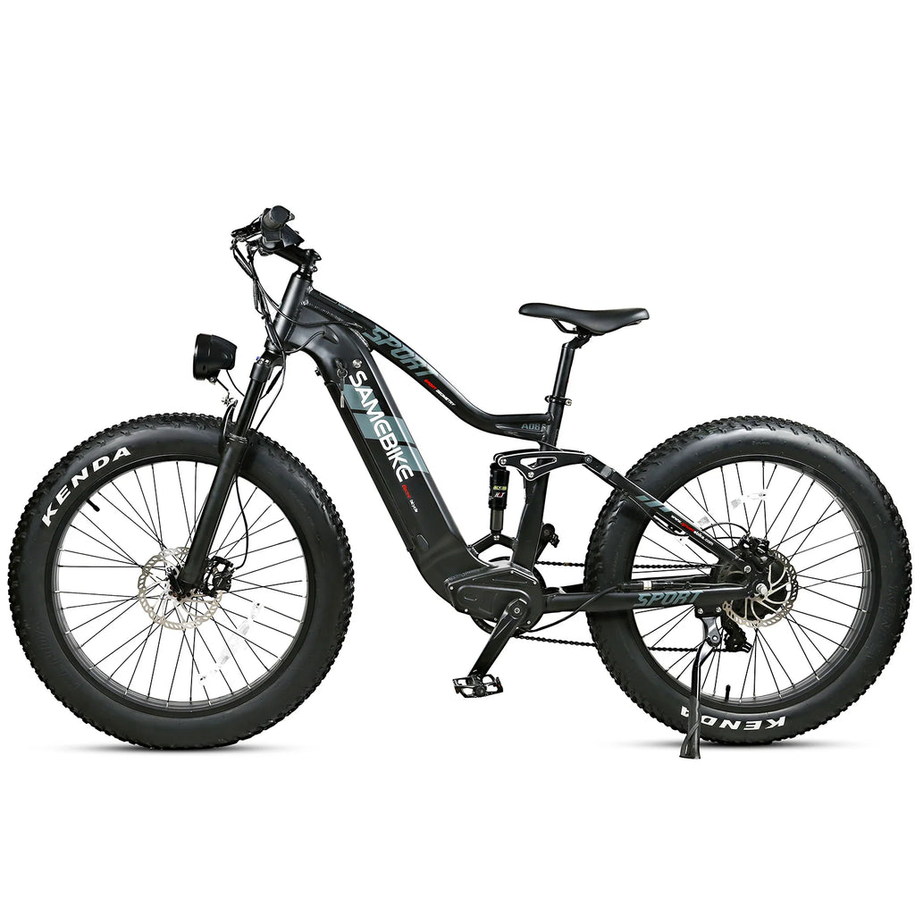SAMEBIKE RS-A08 Vélo électrique – Puissance 750W, Batterie 48V 17Ah, Autonomie 65km, Frein à disque hydraulique – Noir