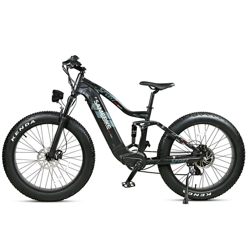 SAMEBIKE RS-A08 Elektrofahrrad – Leistung 750 W, Akku 48 V, 17 Ah, Reichweite 65 km, hydraulische Scheibenbremse – Schwarz