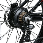 SAMEBIKE RS-A08 Vélo électrique – Puissance 750W, Batterie 48V 17Ah, Autonomie 65km, Frein à disque hydraulique – Noir