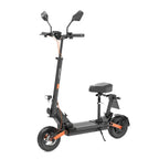 JOYOR S8E Foldable Electric Scooter - 800W Motor 48V26AH Battery 10 Inch Tires Disc Brakes & Light - Black