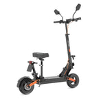 JOYOR S8E Foldable Electric Scooter - 800W Motor 48V26AH Battery 10 Inch Tires Disc Brakes & Light - Black