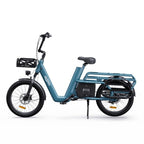 Vélo électrique ONESPORT OT01 - Moteur 650W Batterie 48V27AH Pneus 20 pouces Freins à disque hydrauliques - Bleu