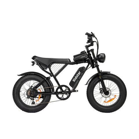 Ridstar Q20 Elektrofahrrad - 500W Motor 48V15Ah Batterie 20“ Reifen Mechanische Scheibenbremsen - Schwarz