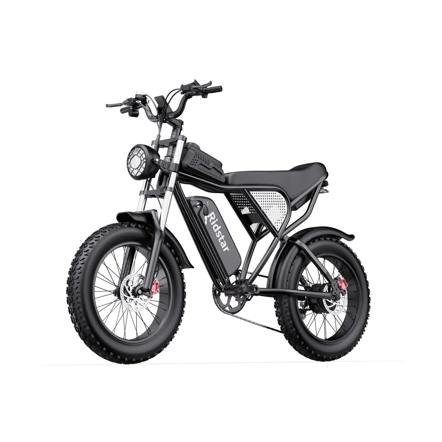 Ridstar Q20 Electric Bicycle - 750W Motor 48V20Ah Battery 20" Tires Hydraulic Disc Brakes - Black