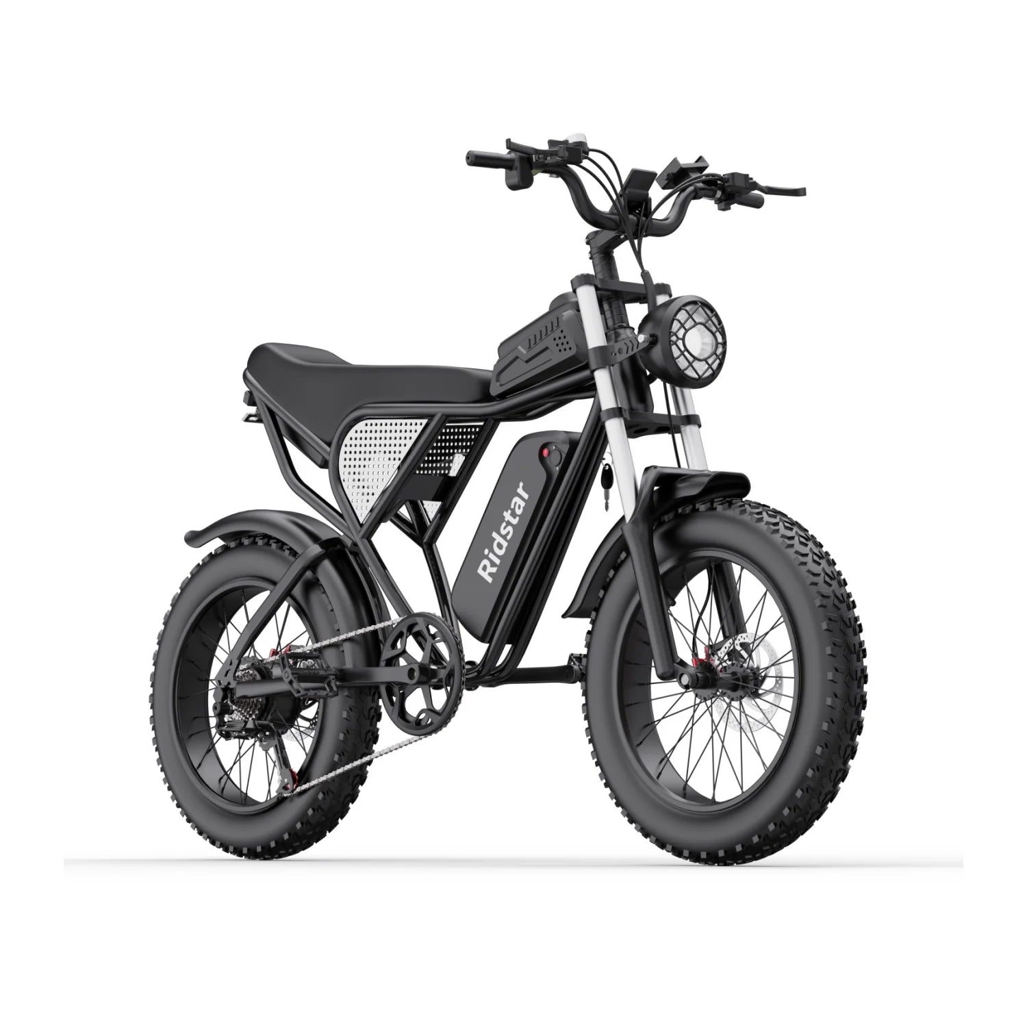 Ridstar Q20 Electric Bicycle - 750W Motor 48V20Ah Battery 20" Tires Hydraulic Disc Brakes - Black
