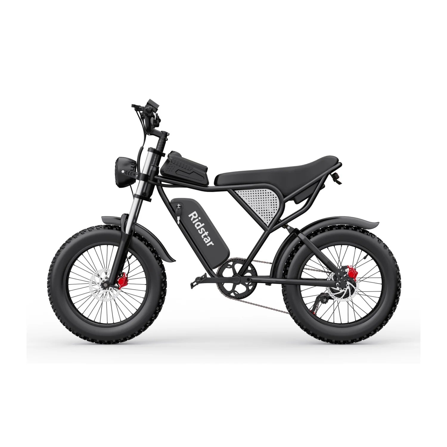 Ridstar Q20 Electric Bicycle - 750W Motor 48V20Ah Battery 20" Tires Hydraulic Disc Brakes - Black