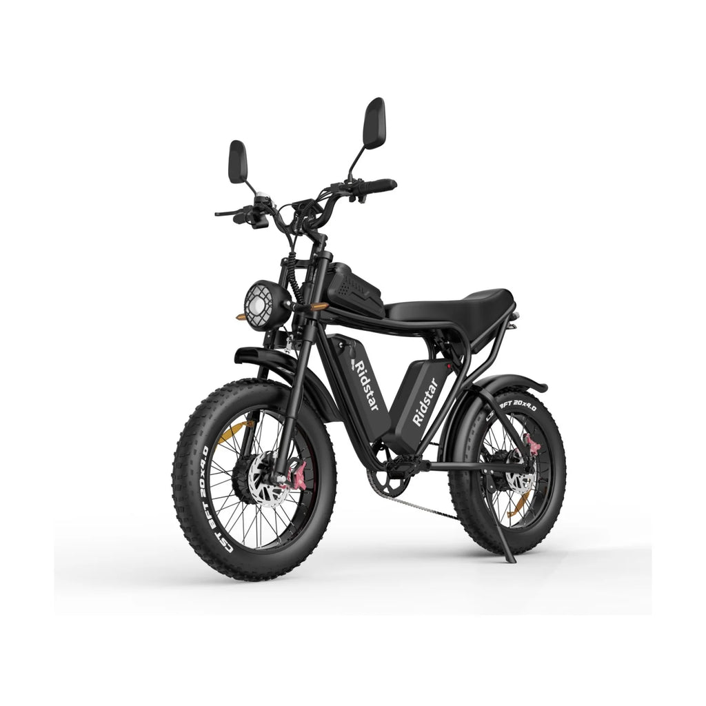 Vélo électrique Ridstar Q20 - Double moteur 750W*2 Double batterie 48V20Ah*2 Pneus 20" Freins à disque hydrauliques - Noir