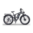 Ridstar E26 Pro Electric Bike - 500W*2 Dual Motors 48V23Ah Battery 26" Tires Hydraulic Oil Disc Brakes - Black
