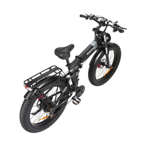 Ridstar H26 Pro Elektrofahrrad - 1000W Motor 48V23Ah Batterie 26“ Reifen Hydraulische Ölscheibenbremsen - Schwarz