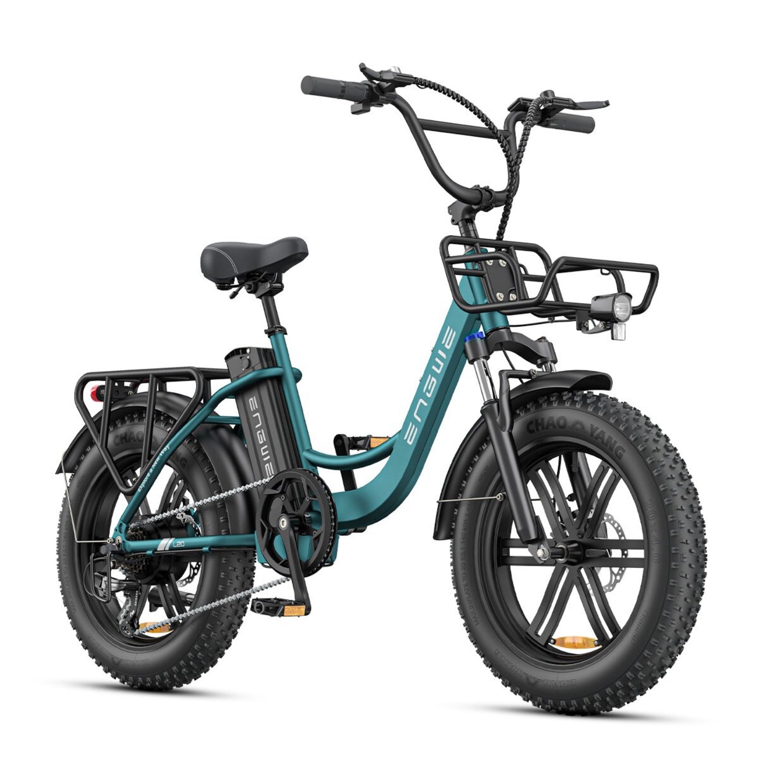 Vélo électrique ENGWE L20 Boost - Moteur 250W Batterie 48V13Ah Pneus 20 pouces Freins à disque mécaniques - Vert
