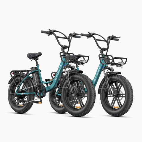 Elektrofahrrad ENGWE L20 Boost - 250W Motor 48V13Ah Akku 20 Zoll Reifen Mechanische Scheibenbremsen - Grün