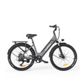 HillMilES MileCity 1 E-Bike - 250W Motor 36V13Ah Battery 26 Inch Tires Mechanical Disc Brakes - Gray