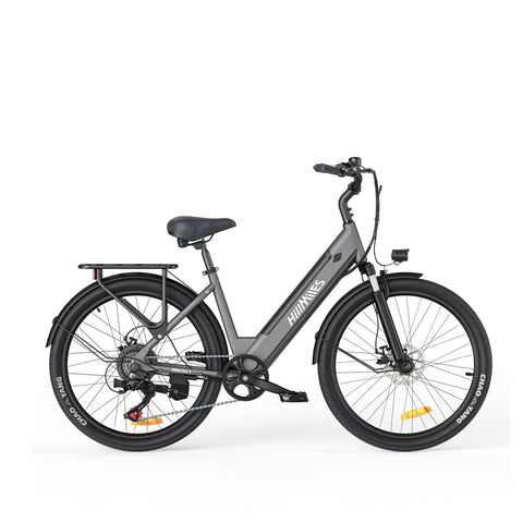 HillMilES MileCity 1 E-Bike - 250W Motor 36V13Ah Akku 26 Zoll Reifen Mechanische Scheibenbremsen - Grau