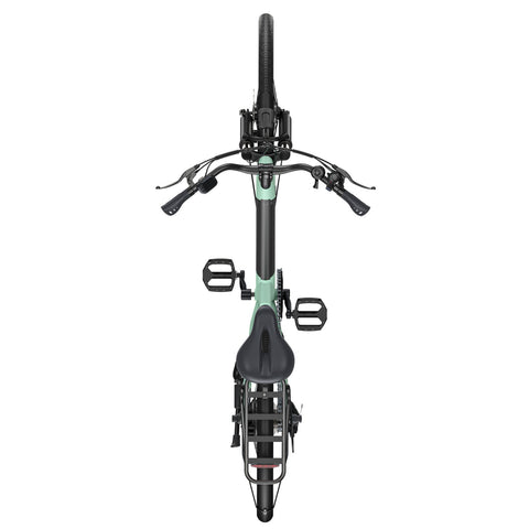 HillMilES MileCity 1 E-Bike - 250W Motor 36V13Ah Akku 26 Zoll Reifen Mechanische Scheibenbremsen - Grün