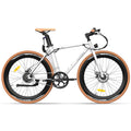 FAFREES F1 Electric Bicycles 10AH - 250W Motor 36V10AH Battery 27.5 Inch Tires Mechanical Disc Brakes - White