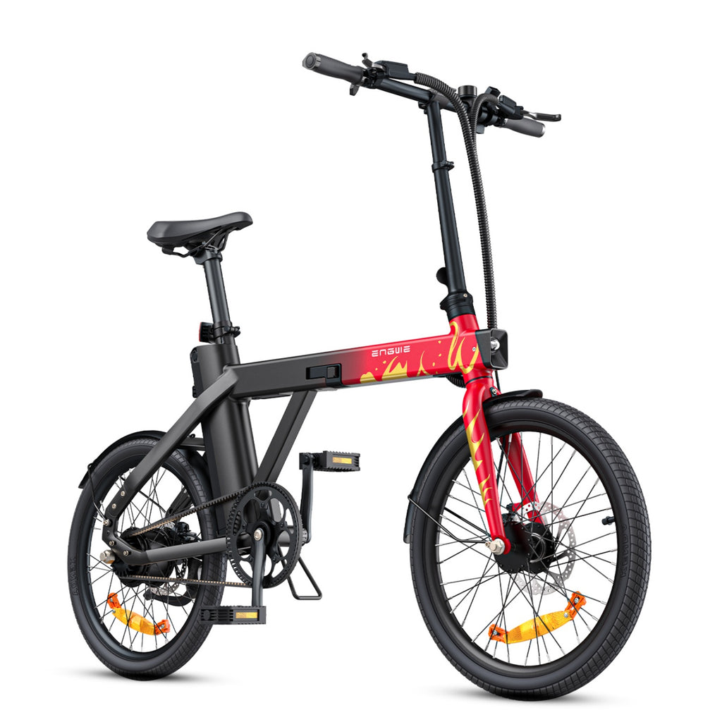 ENGWE P20 Limited Edition Elektrische Fahrräder - 250W Motor 36V9.6Ah Akku 20 Zoll-Reifen - Rot