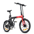 ENGWE P20 Limited Edition Elektrische Fahrräder - 250W Motor 36V9.6Ah Akku 20 Zoll-Reifen - Rot