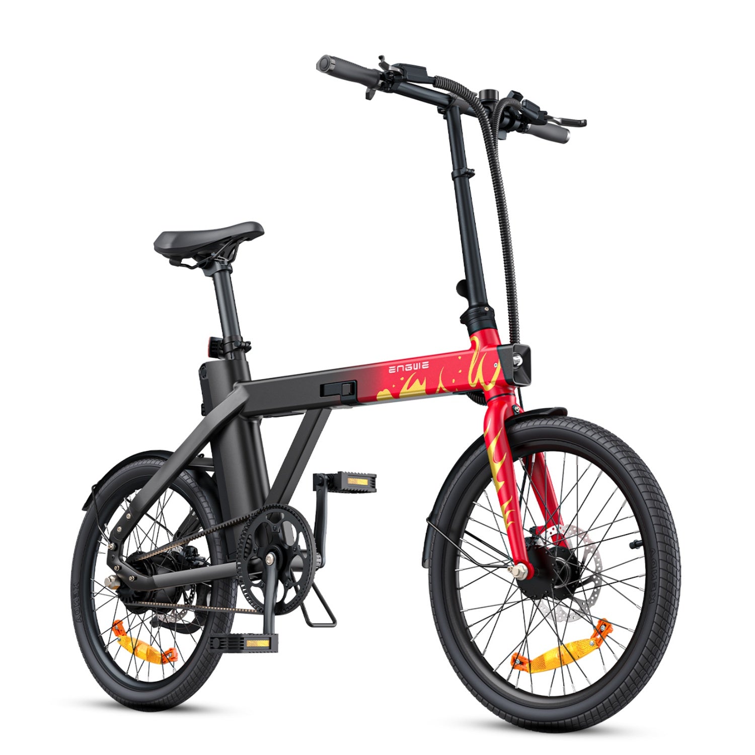 ENGWE P20 Limited Edition Elektrische Fahrräder - 250W Motor 36V9.6Ah Akku 20 Zoll-Reifen - Rot